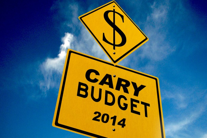 Our Cary Budget